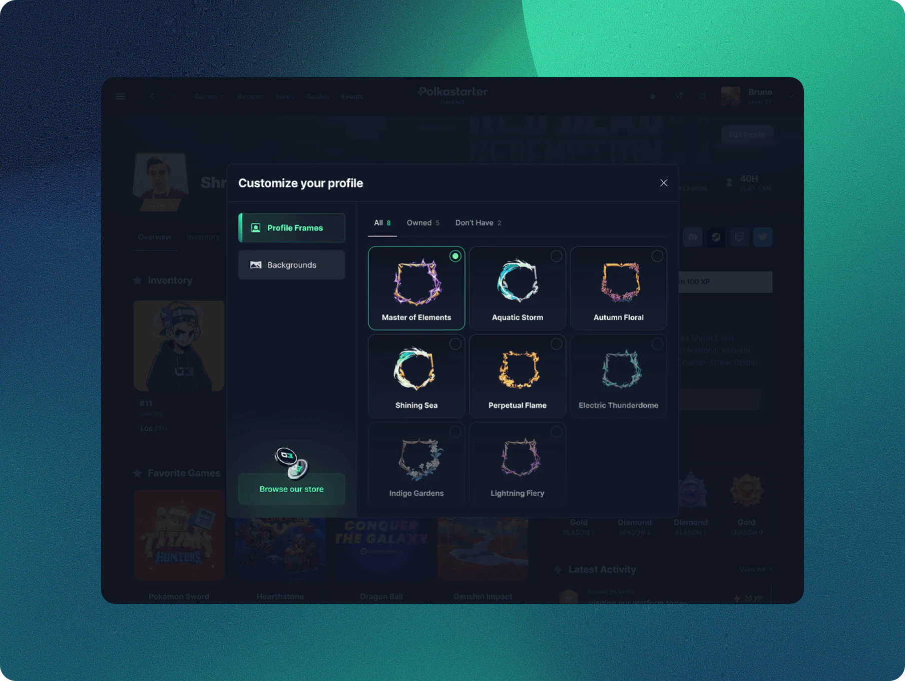 Launchpad Profile Customization